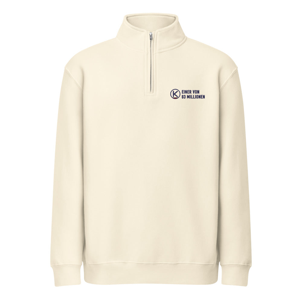 Einer von 83 Millionen Troyer – KITMATES Quarter-Zip – Sand