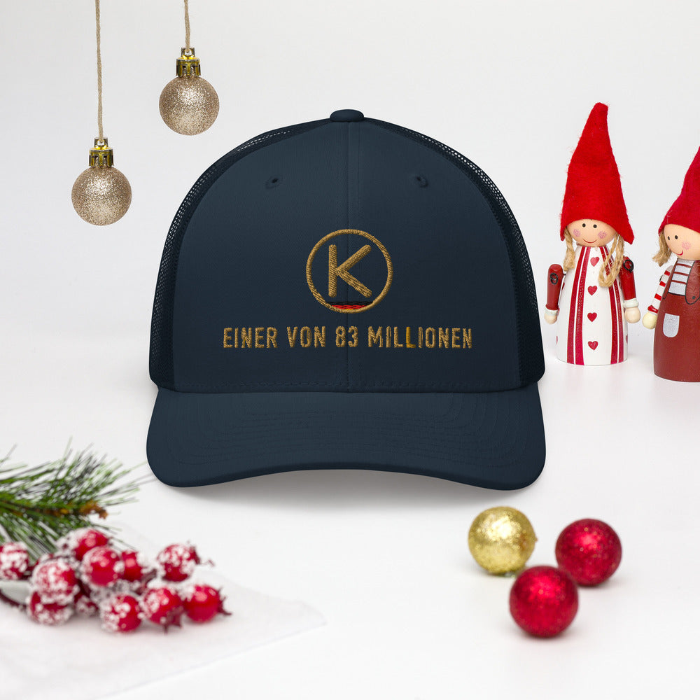 Einer von 83 Millionen Cap – KITMATES Trucker, bestickt – KITMATES – Lifestyle