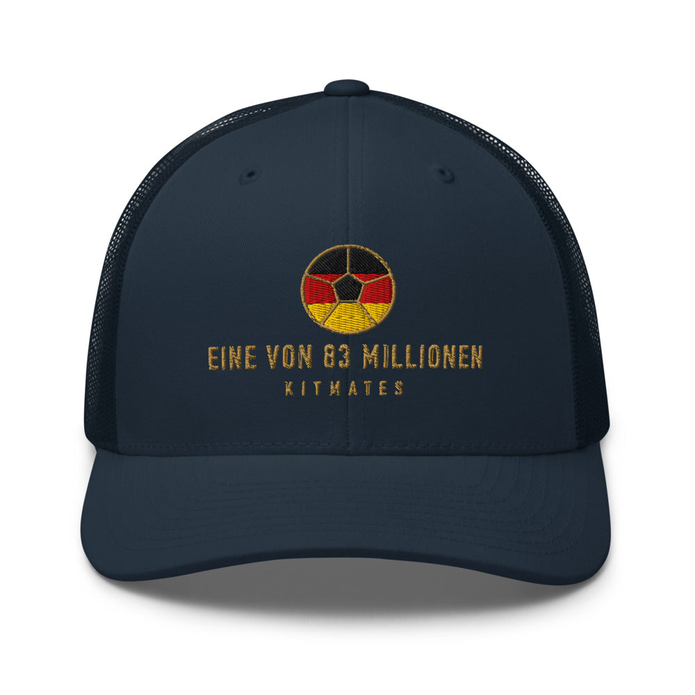 Eine von 83 Millionen Cap – KITMATES Trucker, bestickt – Navy