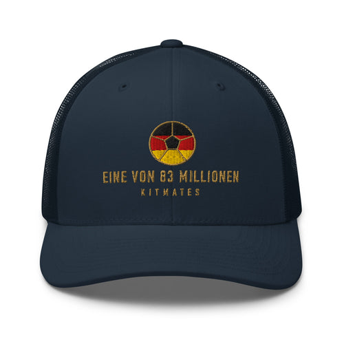 Eine von 83 Millionen Cap – KITMATES Trucker, bestickt – Navy