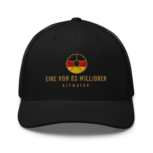 Eine von 83 Millionen Cap – KITMATES Trucker, bestickt – Schwarz