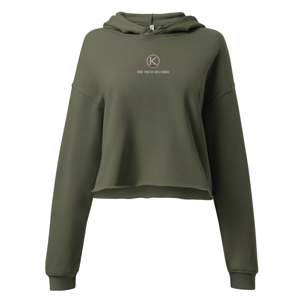 Eine von 83 Millionen Cropped Hoodie – Oliv