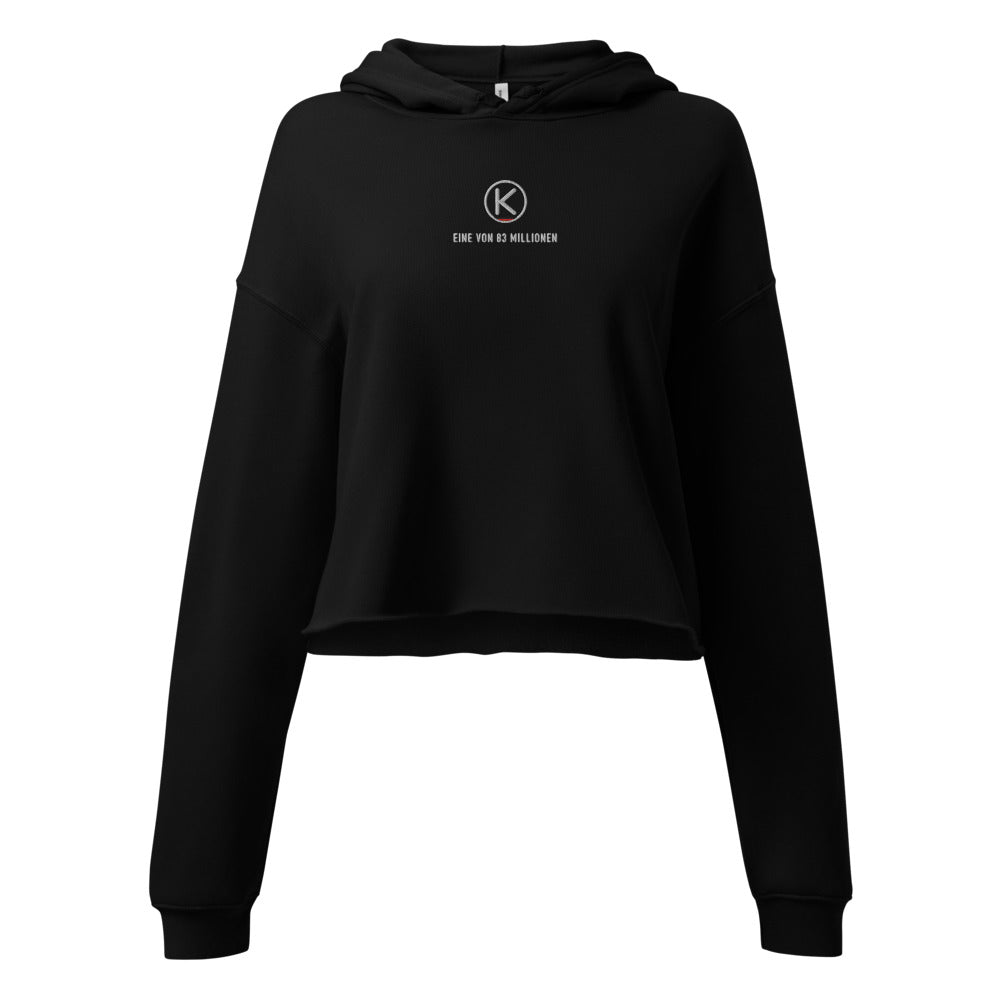 Eine von 83 Millionen Cropped Hoodie – Schwarz
