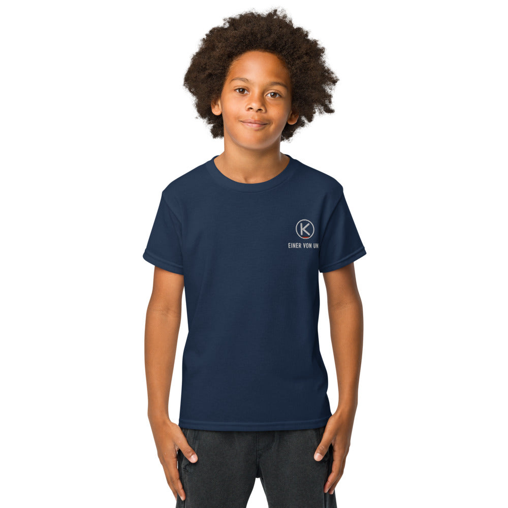 Einer von uns Kinder-Trainingsshirt – KITMATES – Navy